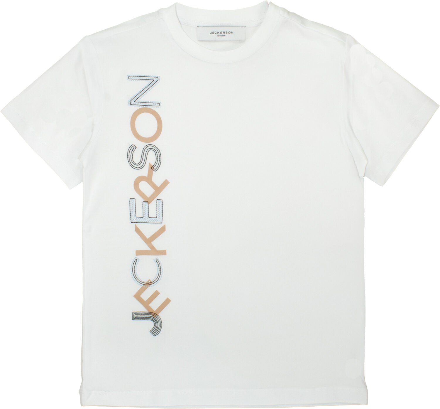 Jeckerson T-shirt ragazzo bianco modello J5176TS26 - vista alternativa 4