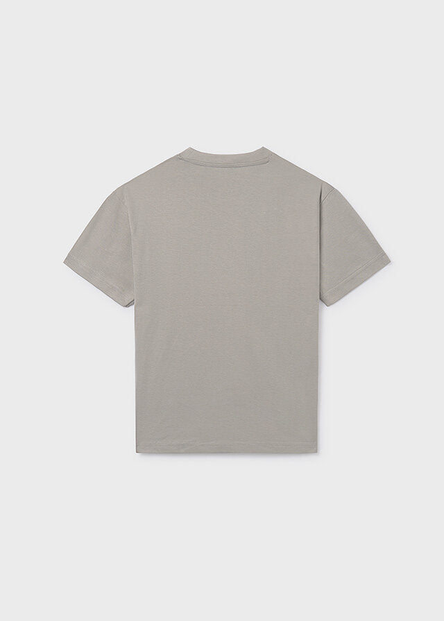 Mayoral T-shirt lettere basic ragazzo shitake – vista 4