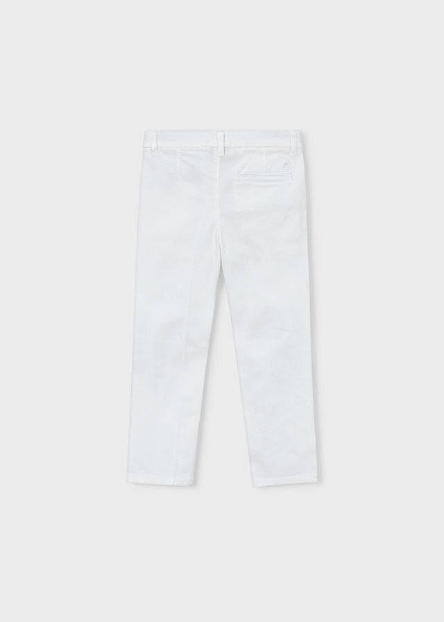 Mayoral Pantaloni chino bambino panna – vista 4