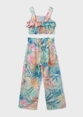 Mayoral Completo pant.lungo stampato ragazza multicolor – vista 3