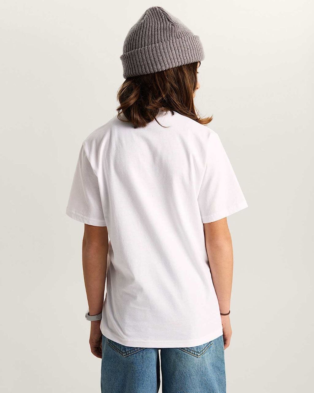 Vans T-shirt ragazzo bianco modello VN000VX1WHT1 - vista alternativa 4