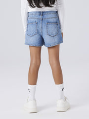 Name It shorts bambina in cotone blu - vista alternativa 7
