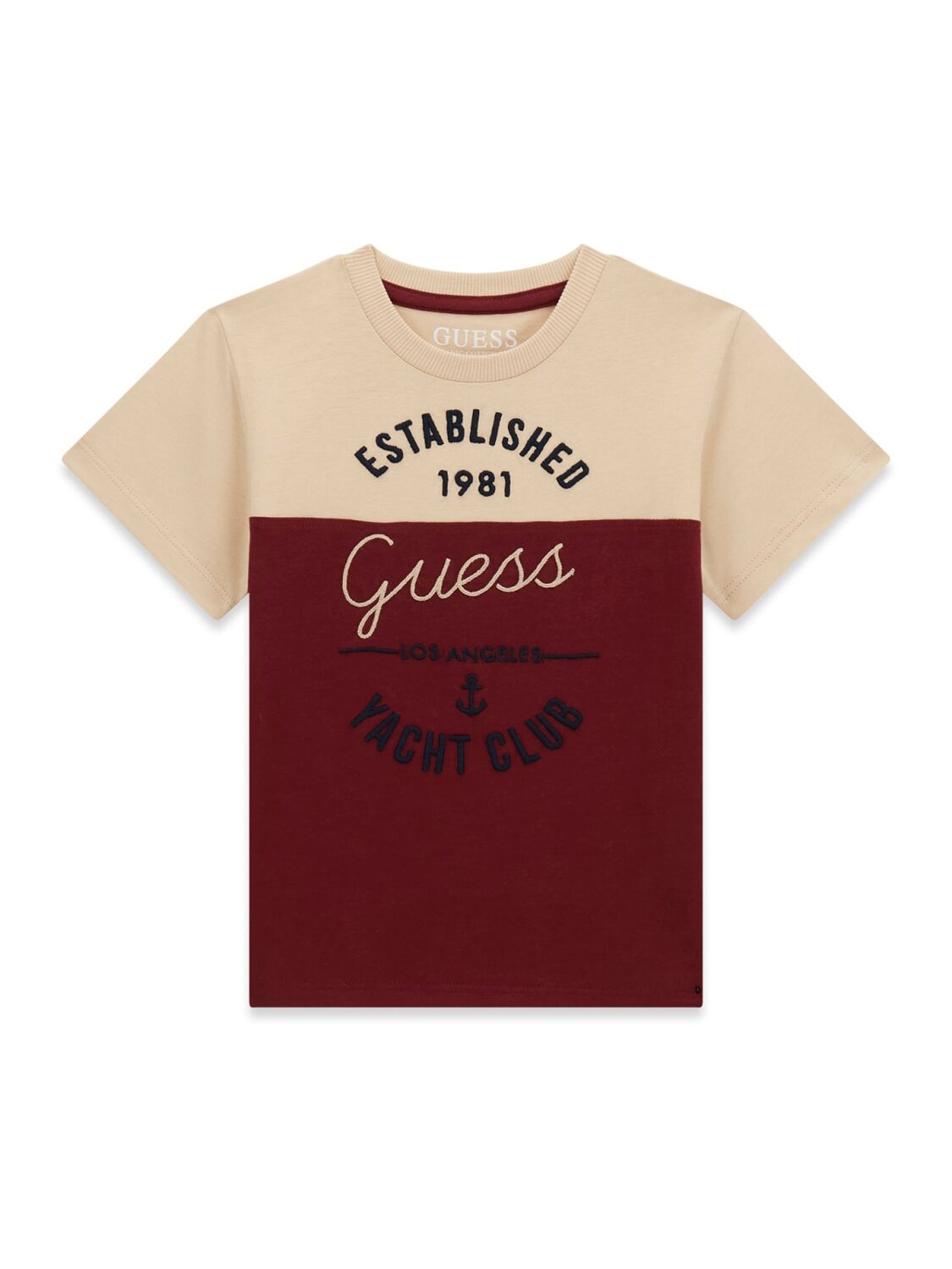 Guess Kids T-shirt a manica corta bambino fawn taupe
