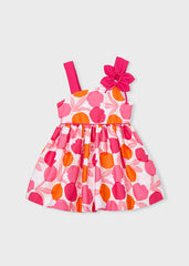 Mayoral Vestito asimmetrico bambina clavel – vista 2