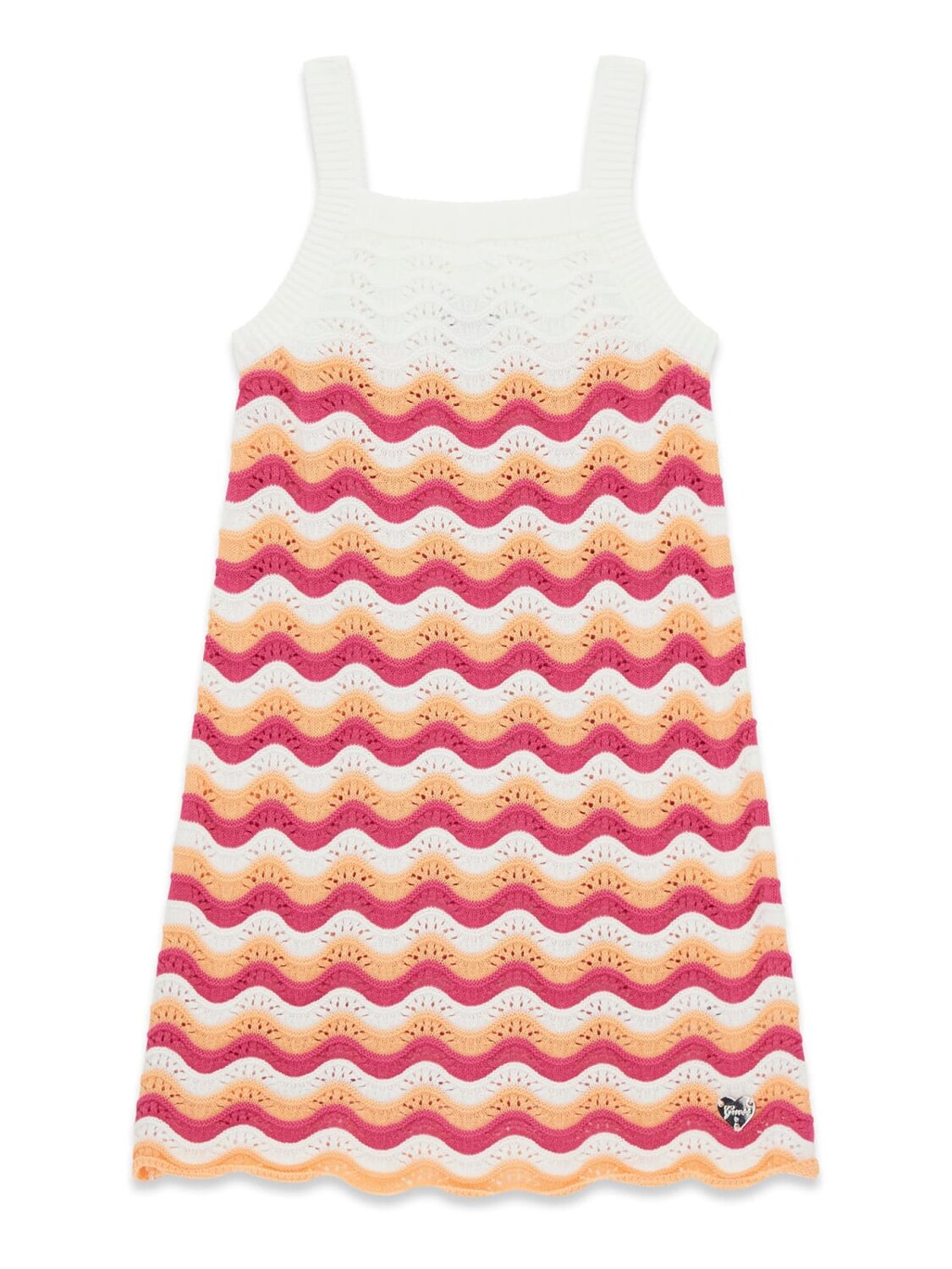 Guess Kids Abito crochet senza maniche bambina viola link and oran – vista 2