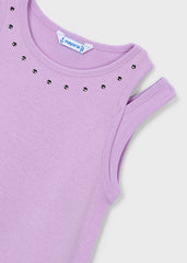 Mayoral Vestito bambina lilac 3938-92-6K – vista 5