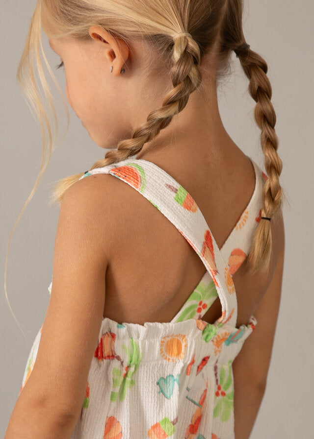 Mayoral Vestito bambina zucca – vista 2