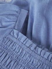 Name It abito bambina in cotone viola - vista alternativa 4