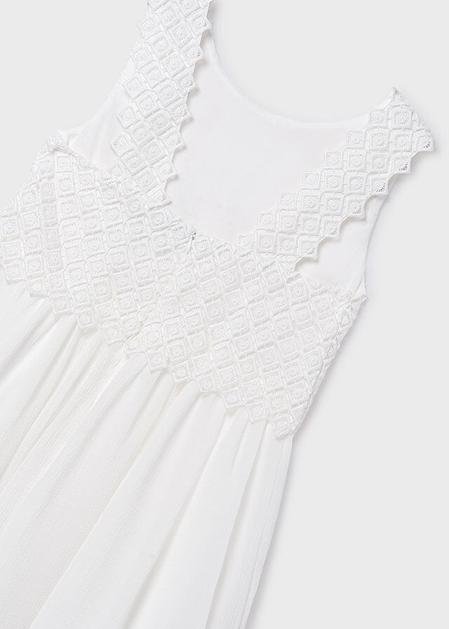Mayoral Vestito ragazza panna – vista 6