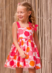 Mayoral Vestito asimmetrico bambina clavel