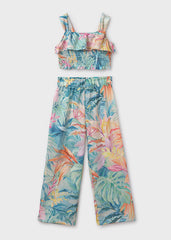 Mayoral Completo pant.lungo stampato ragazza multicolor – vista 2