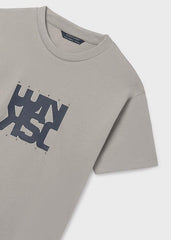 Mayoral T-shirt lettere basic ragazzo shitake – vista 5