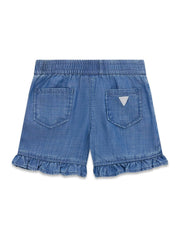 Guess Kids Shorts lyocell bambina magic summer blu wa – vista 2