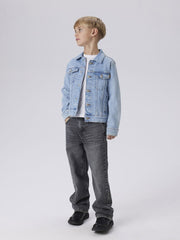 Name It giubbino bambino in cotone blu - vista alternativa 6