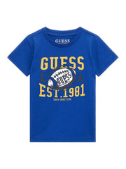 Guess Kids T-shirt a manica corta bambino N4RI09 blu maya
