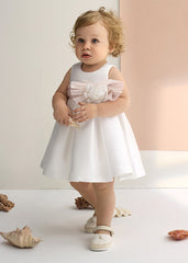Abel & Lula vestito baby bambina modello 5010 panna – vista 2