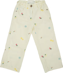 Tobetoo pantaloni bambina beige chiaro