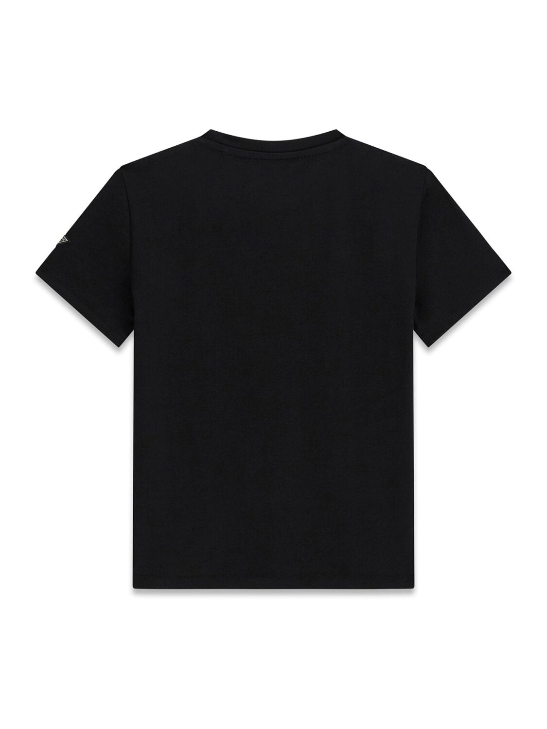 Guess Kids T-shirt minimal a manica corta ragazza nero – vista 2