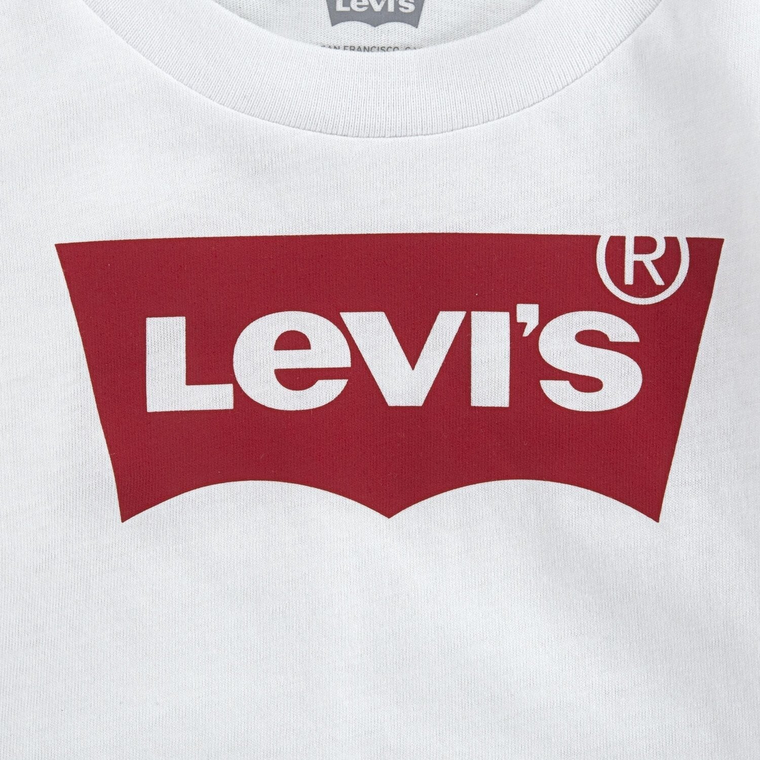 Levi's T-shirt neonato con logo Batwing bianco - vista alternativa 4