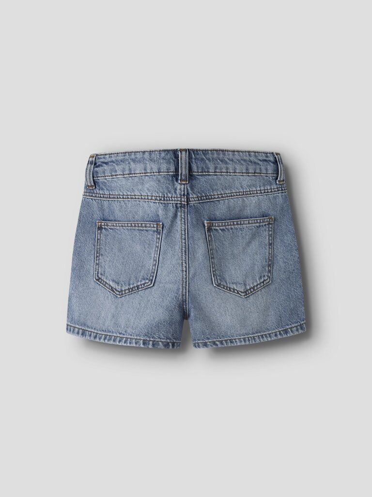 Name It shorts bambina in cotone blu - vista alternativa 4