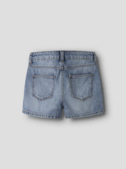 Name It shorts bambina in cotone blu - vista alternativa 4