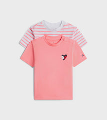 Tommy Hilfiger T-shirt baby unisex in cotone blu - vista alternativa 2