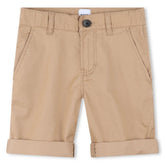 BOSS shorts bambino in cotone beige