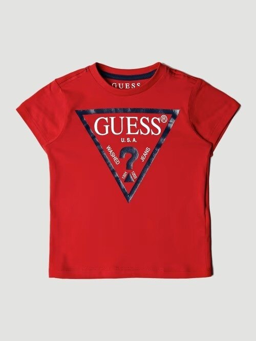 Guess Kids T-shirt bambino baby rosso hot
