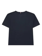 Tommy Hilfiger T-shirt bambino in cotone blu modello KB0KB10340J - vista alternativa 2