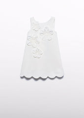 Abel & Lula vestito bambina modello 5055 panna – vista 2