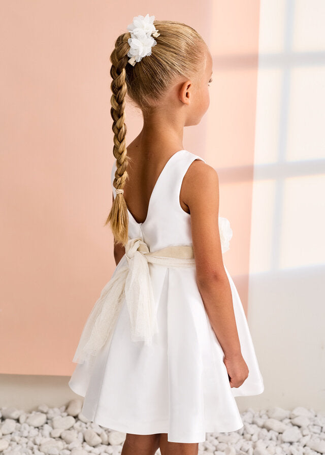 Abel & Lula vestito bambina modello 5030 panna – vista 3