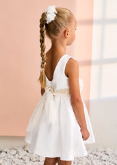 Abel & Lula vestito bambina modello 5030 panna – vista 3