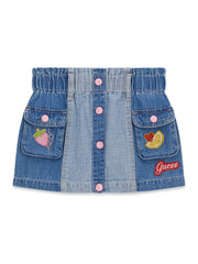 Guess Kids Gonna denim bambina medium reverse blu