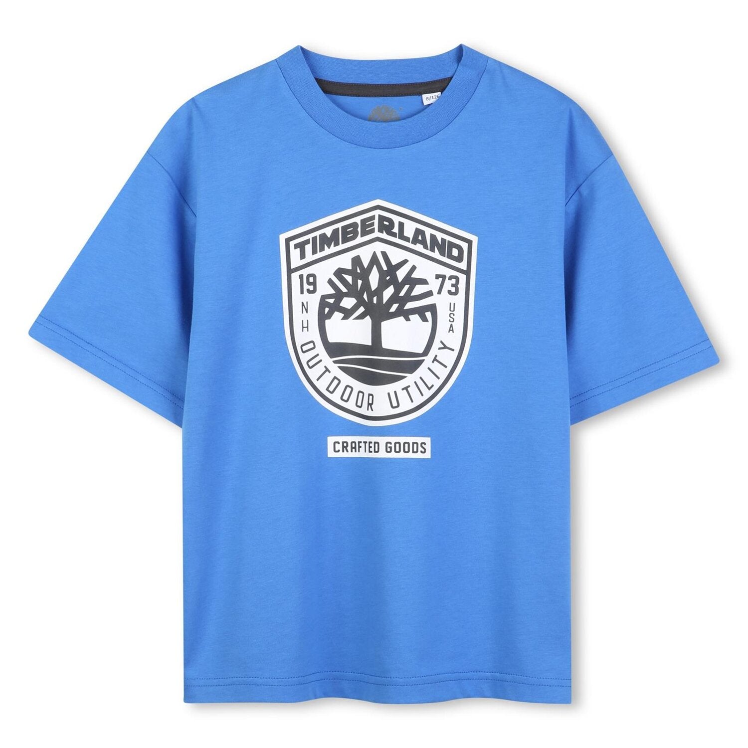Timberland T-shirt bambino a manica corta blu