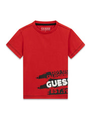 Guess Kids T-shirt a manica corta bambino N6RI02 spicy rosso