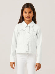 Name It giubbino ragazza in cotone bianco - vista alternativa 5