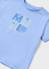 Mayoral T-shirt a manica corta basica bambino baby 106-2P4-3K anguria – vista 3