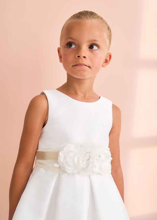 Abel & Lula vestito bambina modello 5030 panna – vista 2