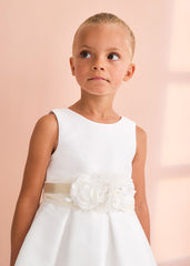 Abel & Lula vestito bambina modello 5030 panna – vista 2