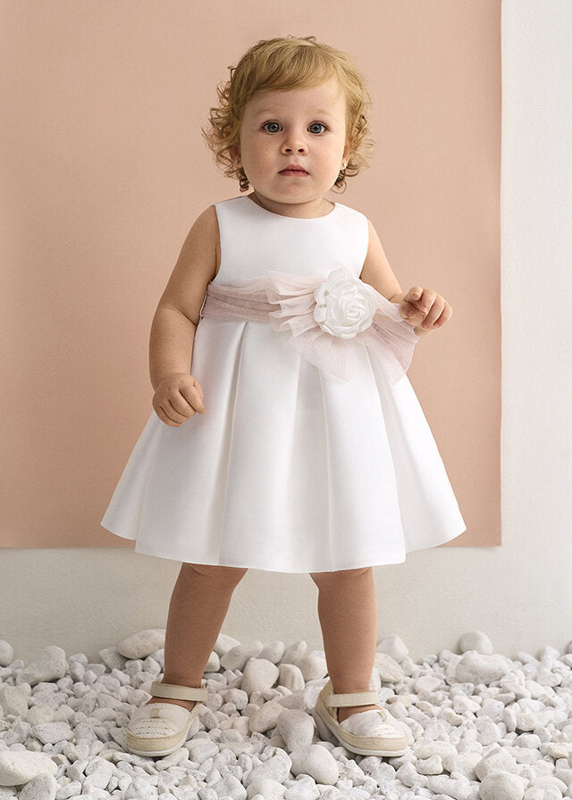 Abel & Lula vestito baby bambina modello 5010 panna