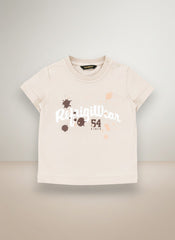 RefrigiWear T-shirt bambino beige chiaro