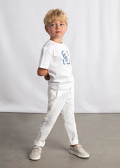 Mayoral Pantaloni chino bambino panna