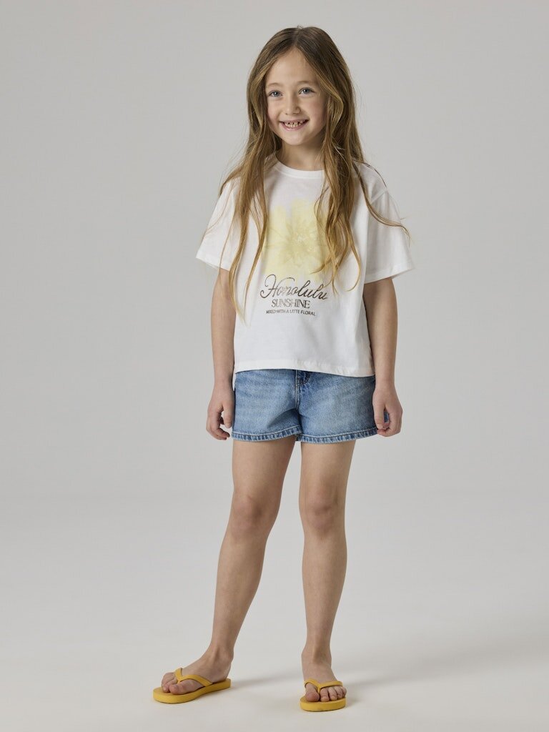 Name It shorts bambina in cotone blu - vista alternativa 6