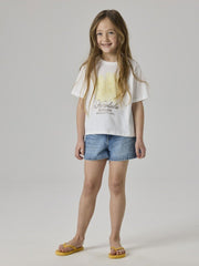 Name It shorts bambina in cotone blu - vista alternativa 6