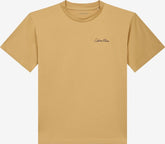 Calvin Klein Kids T-shirt ragazzo in cotone beige modello IB0IB02607T