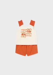Mayoral Completo shorts applicazioni bambina baby clementina