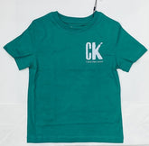 Calvin Klein Kids T-shirt ragazzo con grafica verde