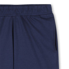 Pantaloncini blu navy in cotone con elastico in vita del completo Scugnizzi 0-16 Timberland per bambino