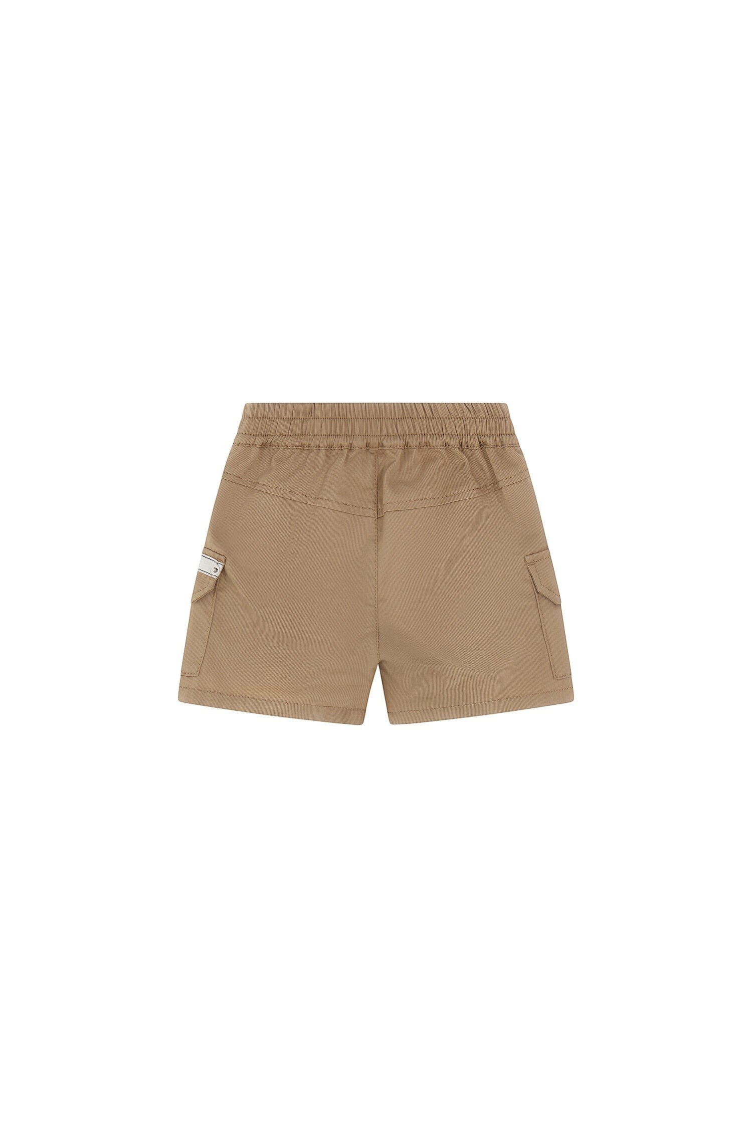 Pantaloncini cargo Scugnizzi 0-16 color sabbia per bambini con vita elasticizzata e tasche laterali funzionali