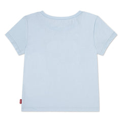 T-shirt a maniche corte azzurro pastello per bambini Scugnizzi 0-16 in morbido cotone con etichetta Levi's sul fianco